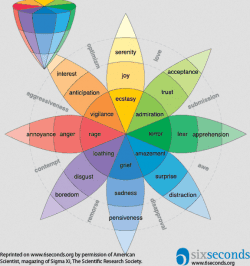 Plutchik Wheel of Emotion Stickers